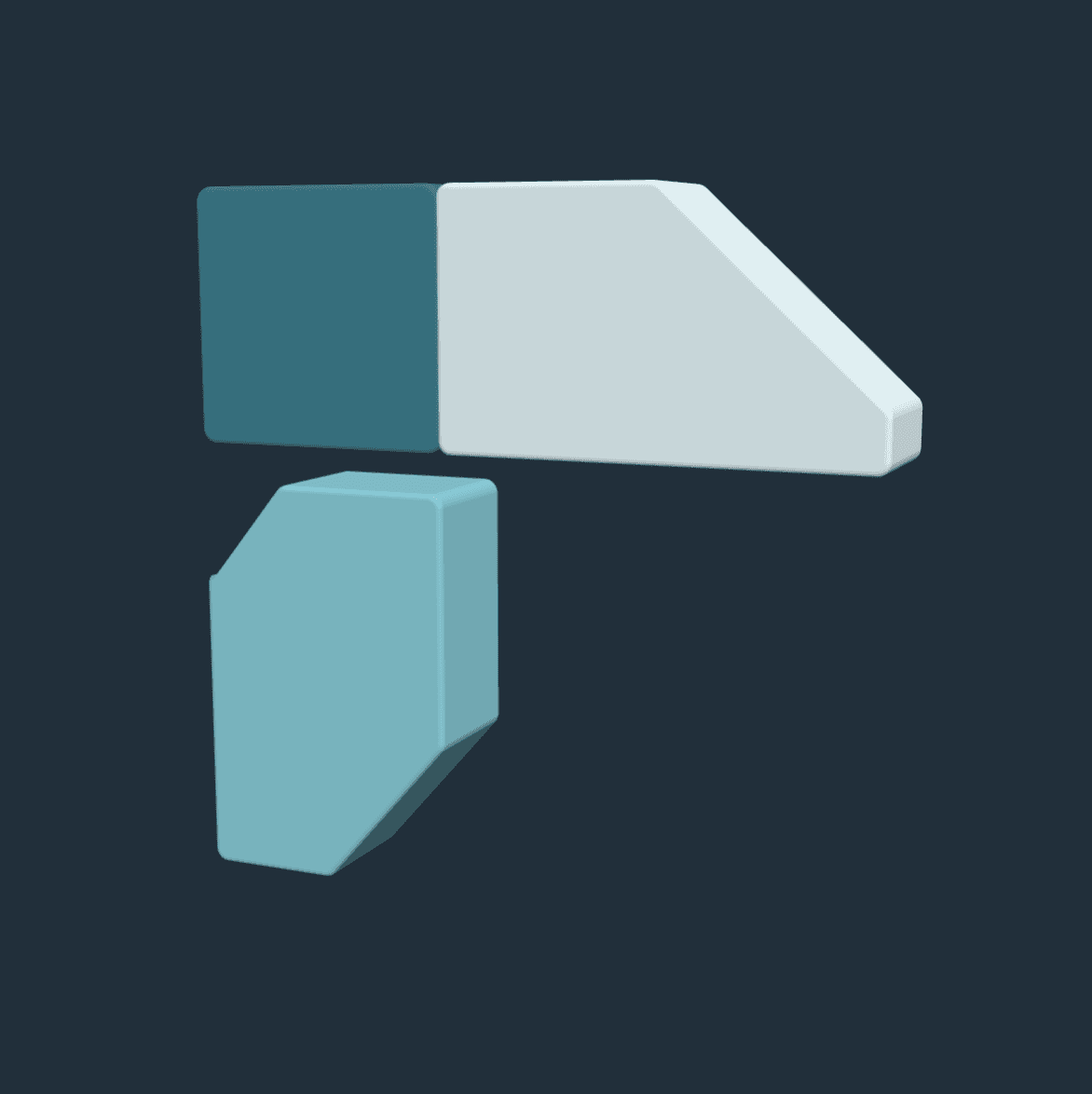 Nudo toroidal en teal, el emblema de Primia